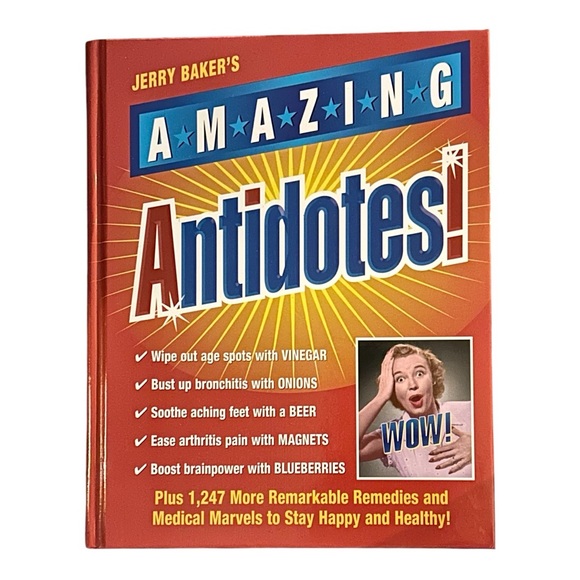 Jerry Baker's Amazing Antidotes Book! EUC! - Picture 1 of 12